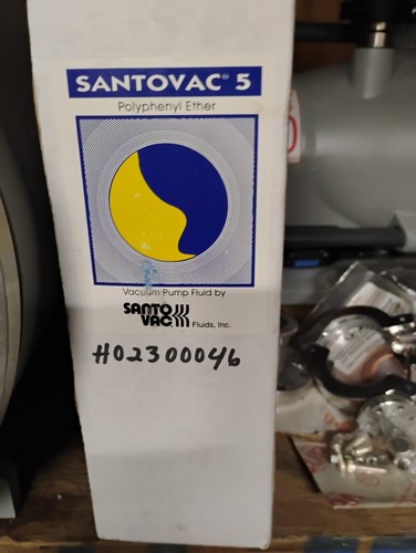 Santovac diffusion pump - 5,